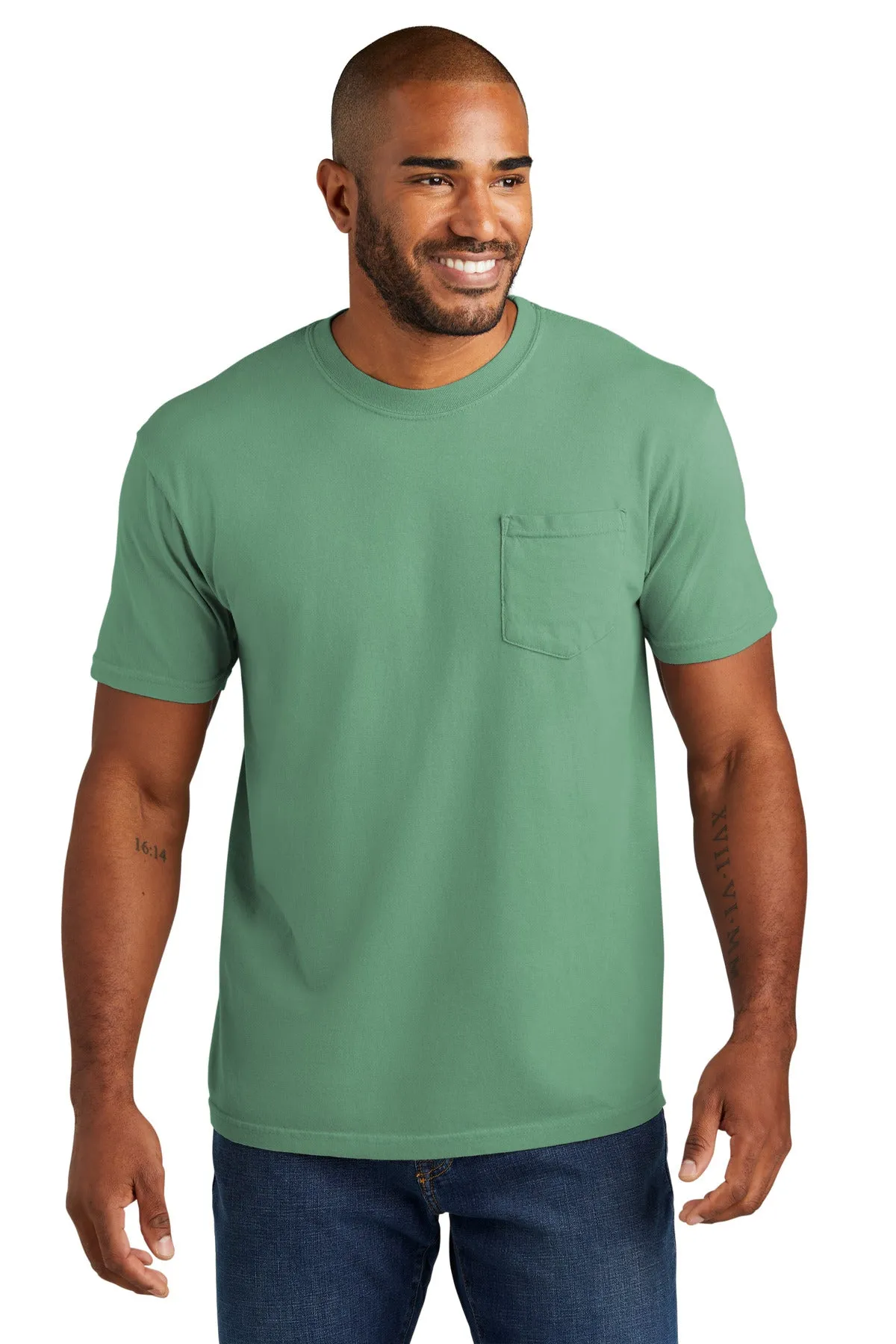 COMFORT COLORS Heavyweight Ring Spun Pocket Tee. 6030
