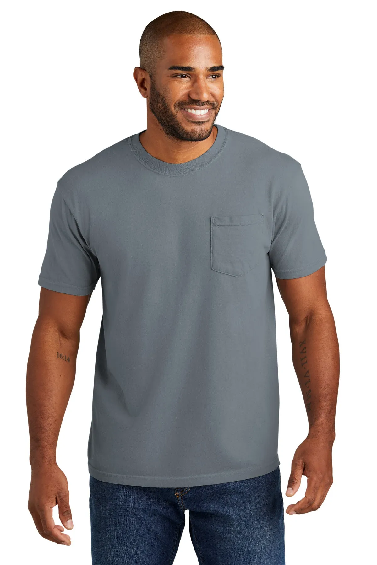 COMFORT COLORS Heavyweight Ring Spun Pocket Tee. 6030