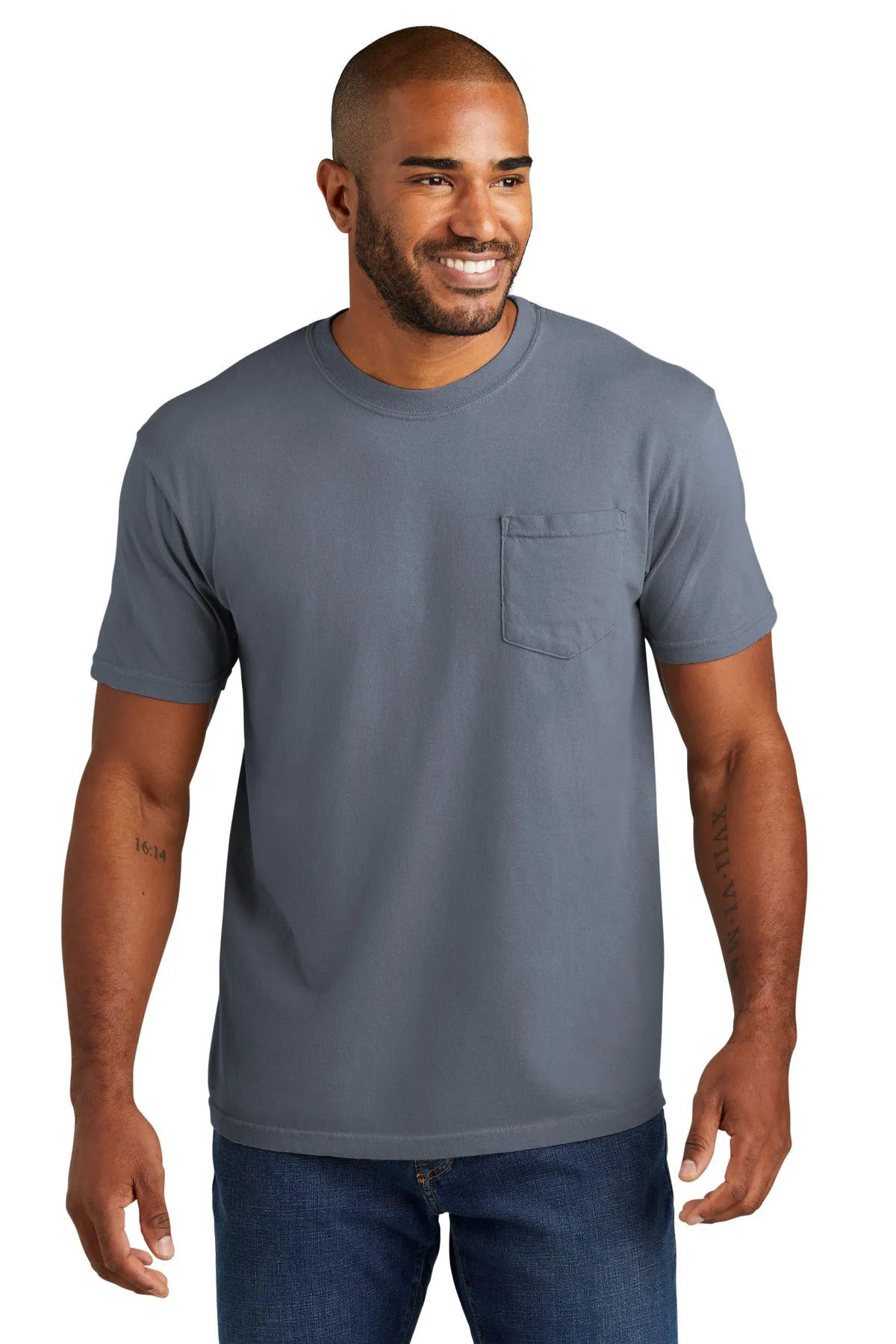 COMFORT COLORS Heavyweight Ring Spun Pocket Tee. 6030
