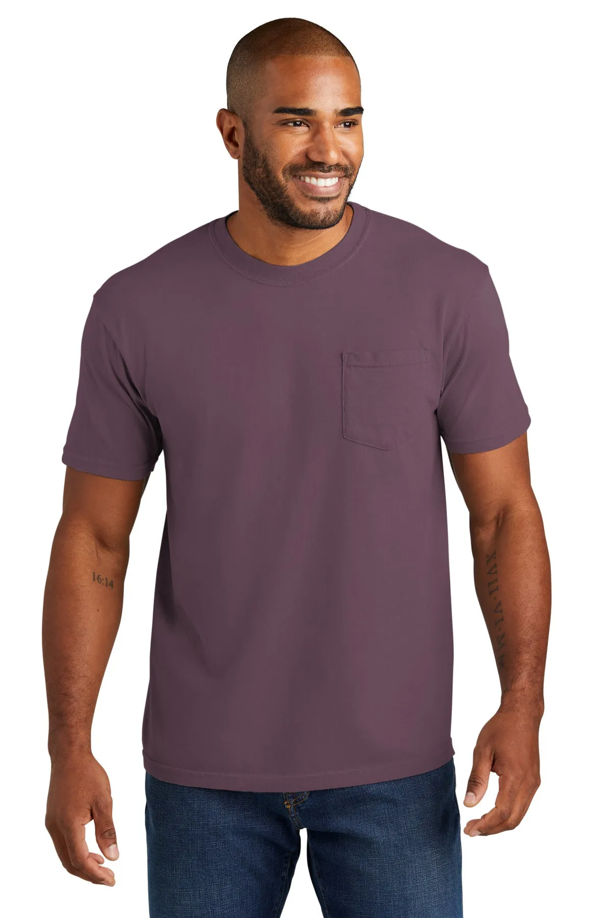 COMFORT COLORS Heavyweight Ring Spun Pocket Tee. 6030