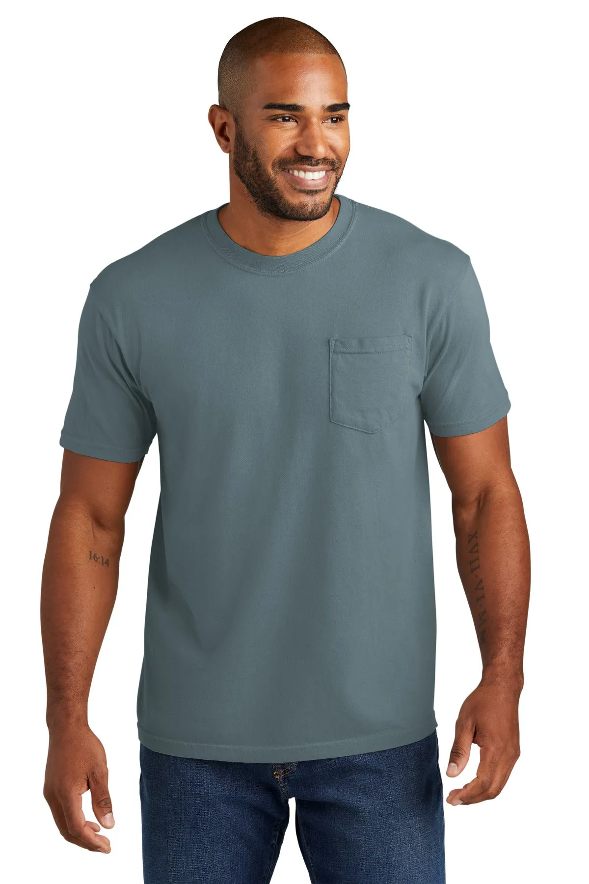 COMFORT COLORS Heavyweight Ring Spun Pocket Tee. 6030
