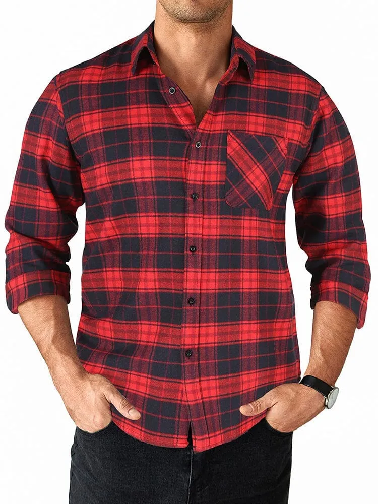 Comfort Plaid Flannel Shirts