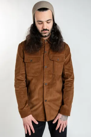 Cord Overshirt - Brown
