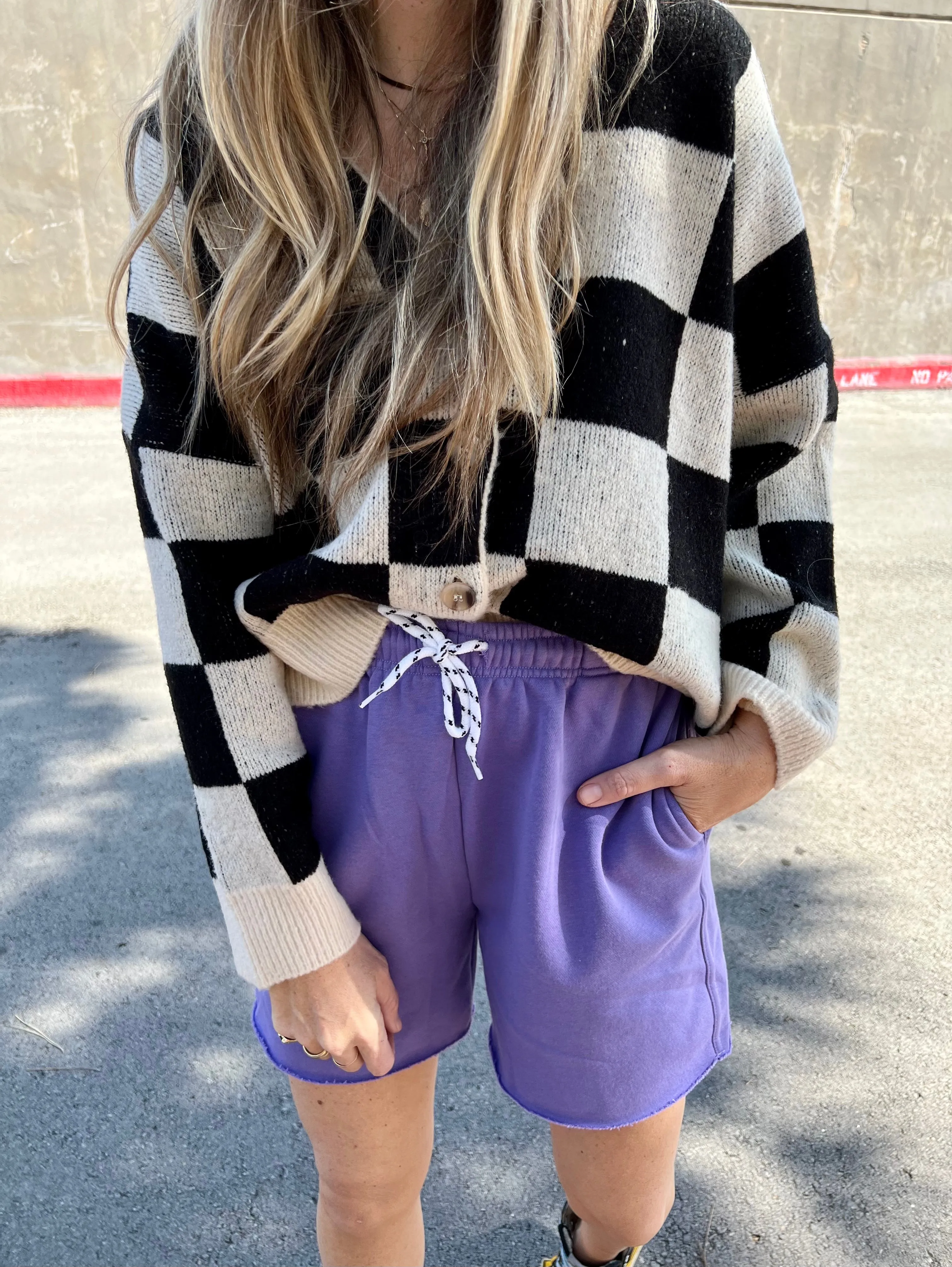 Cord Sweat Shorts