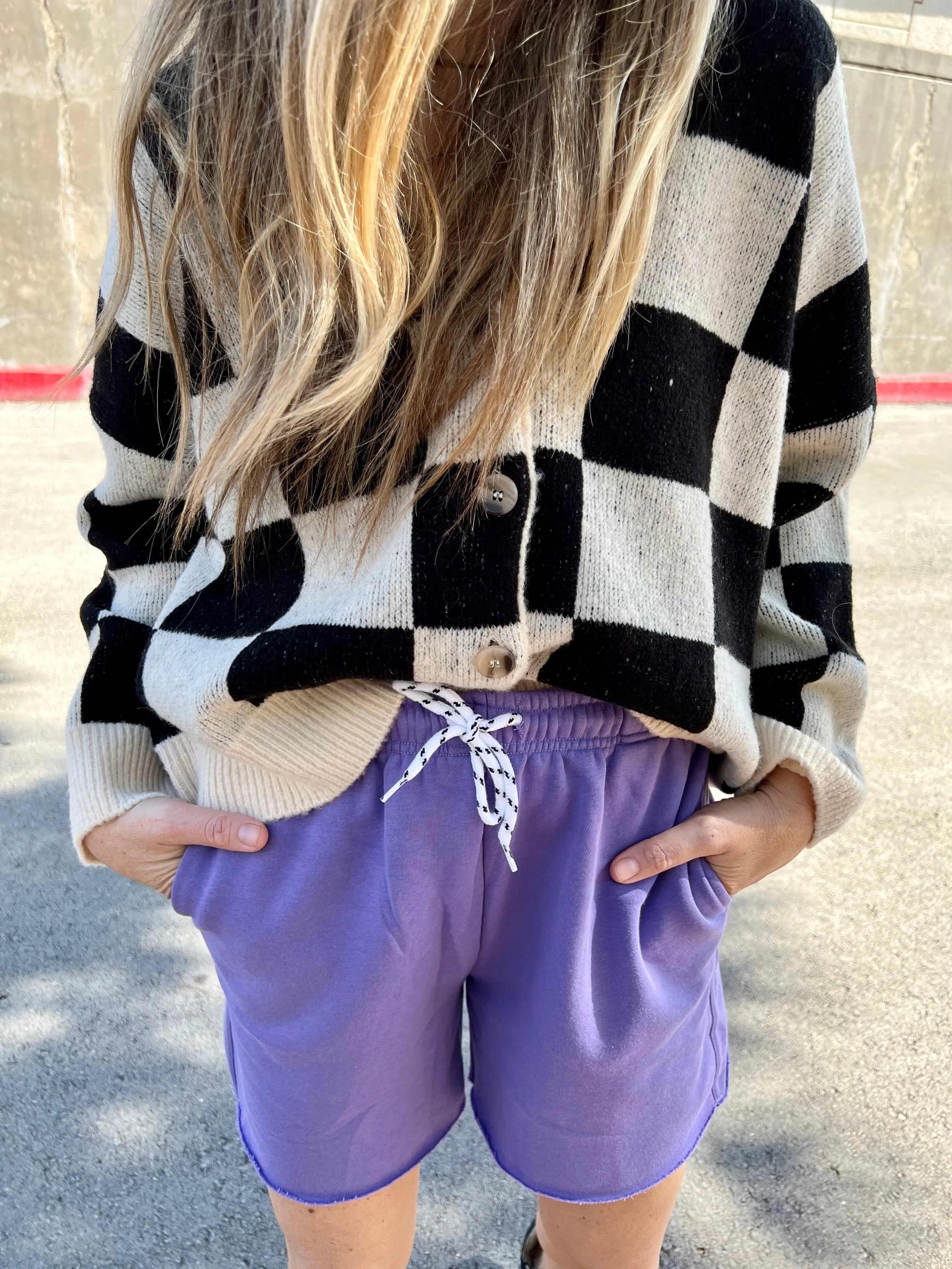 Cord Sweat Shorts