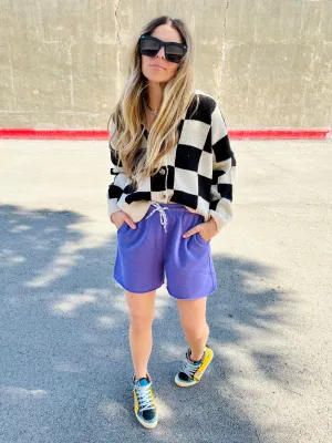 Cord Sweat Shorts