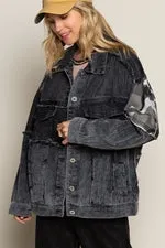 Corduroy Animal Print Jacket