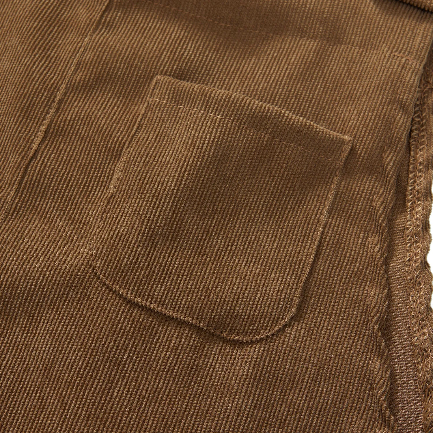 Corduroy Bib Cargo Overalls- Men's