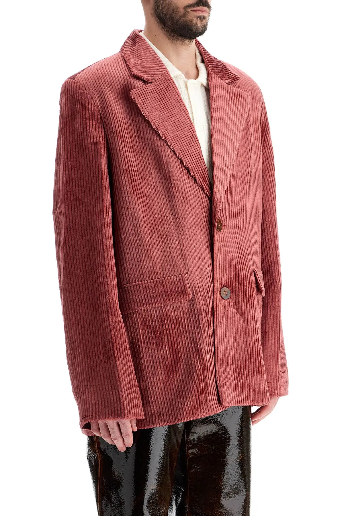 corduroy blazer for men MFW24INSIGHT IRREGULAR PUSZTA CORD