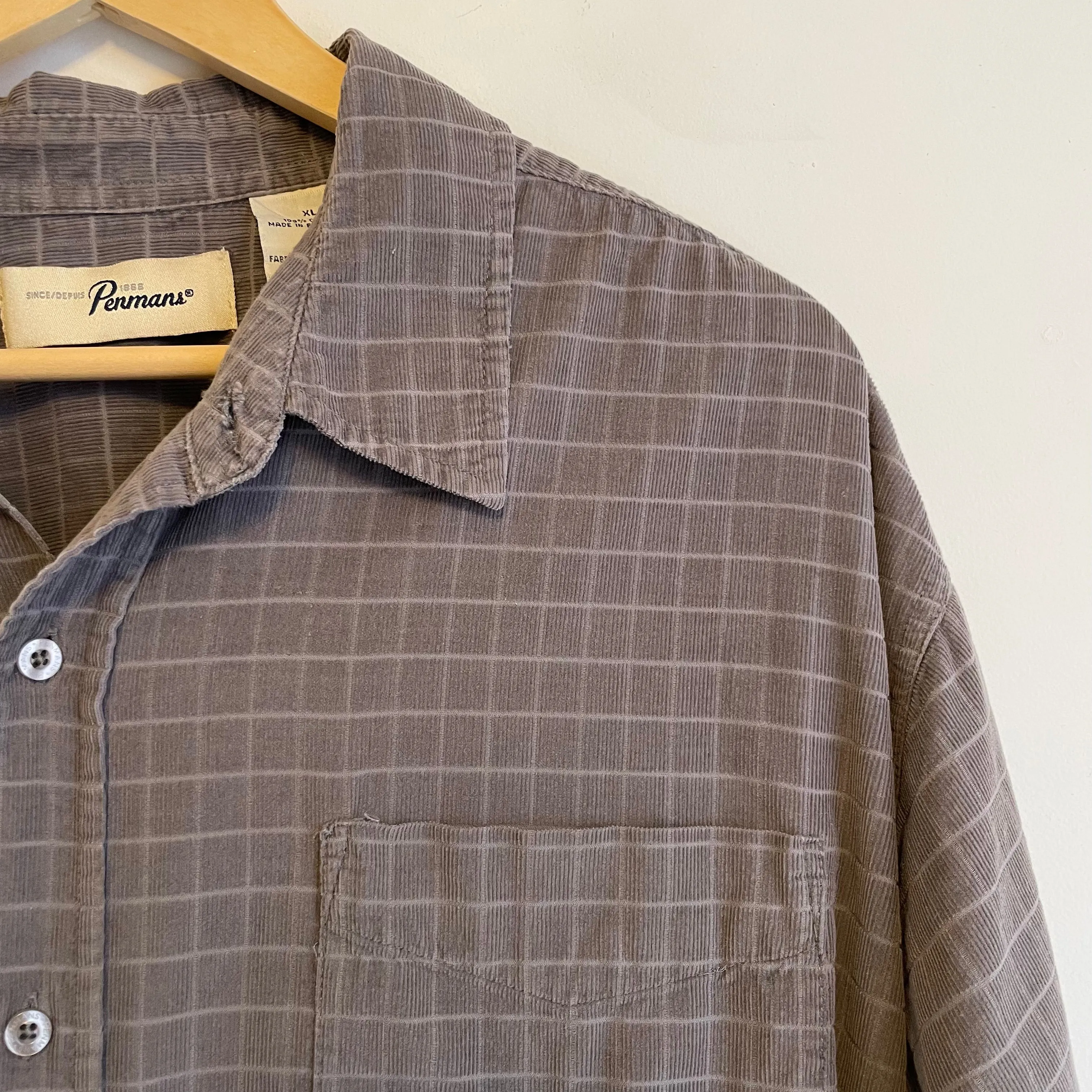 Corduroy Button Up | XL