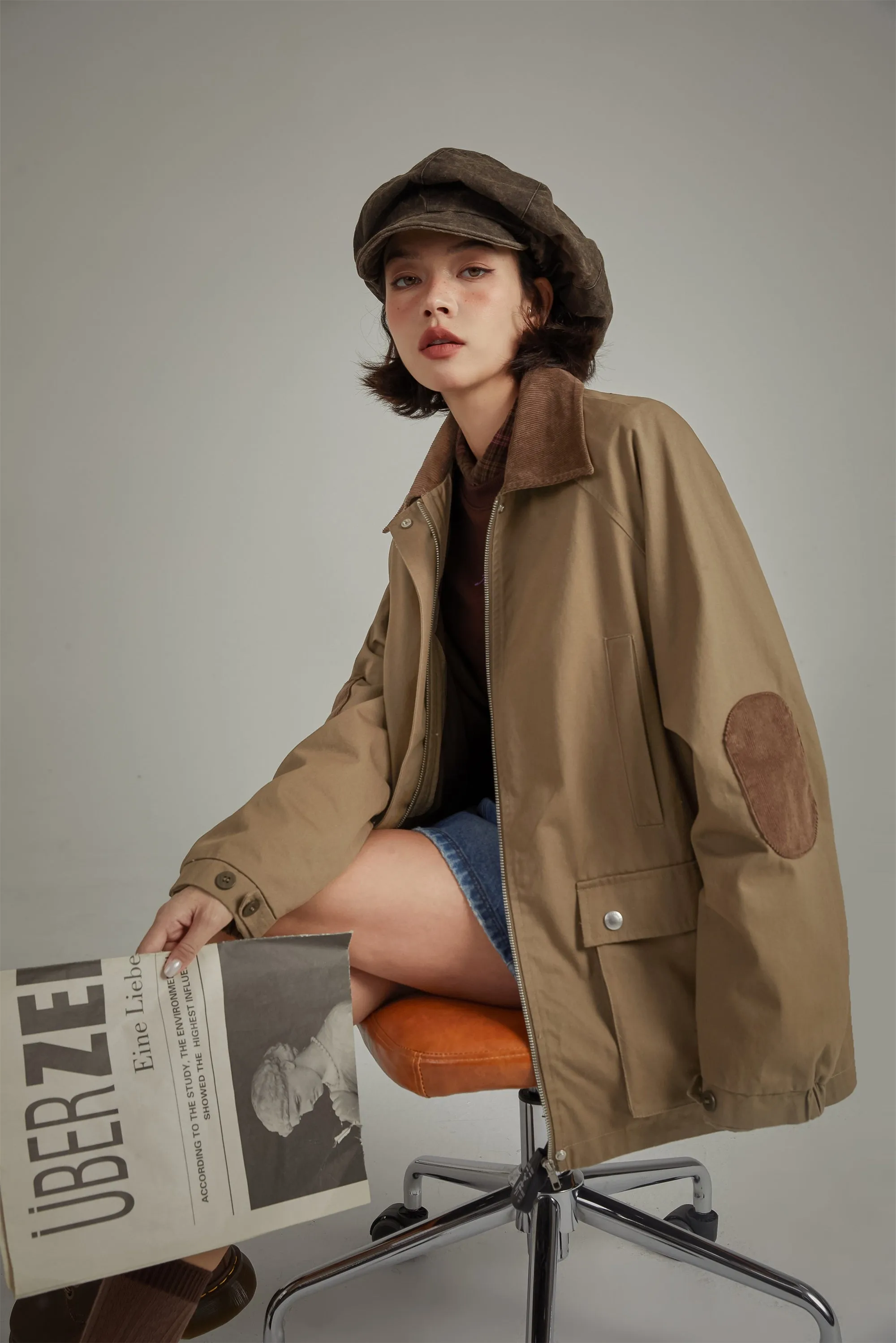 Corduroy Collar Jacket