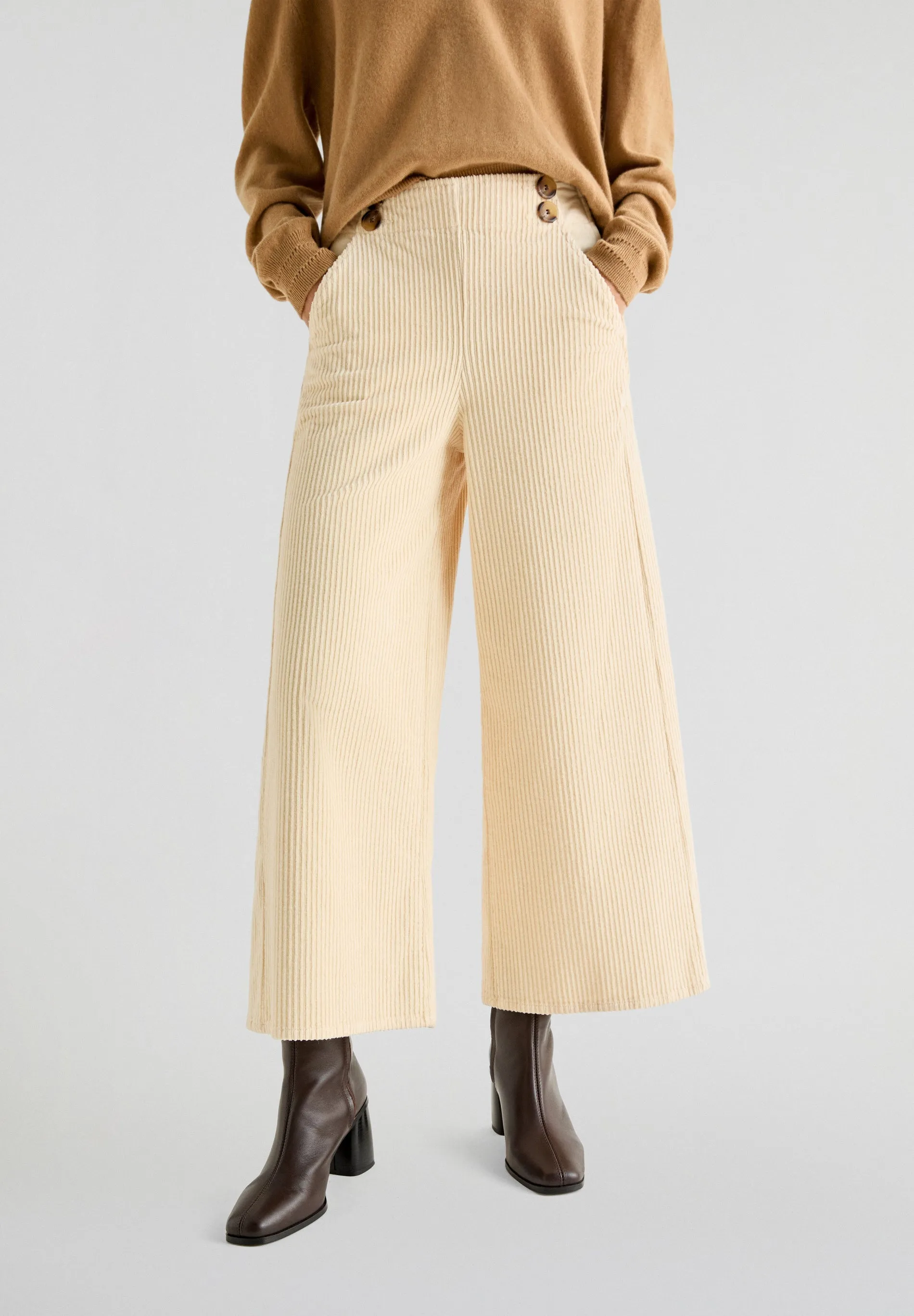 CORDUROY CULOTTE TROUSERS