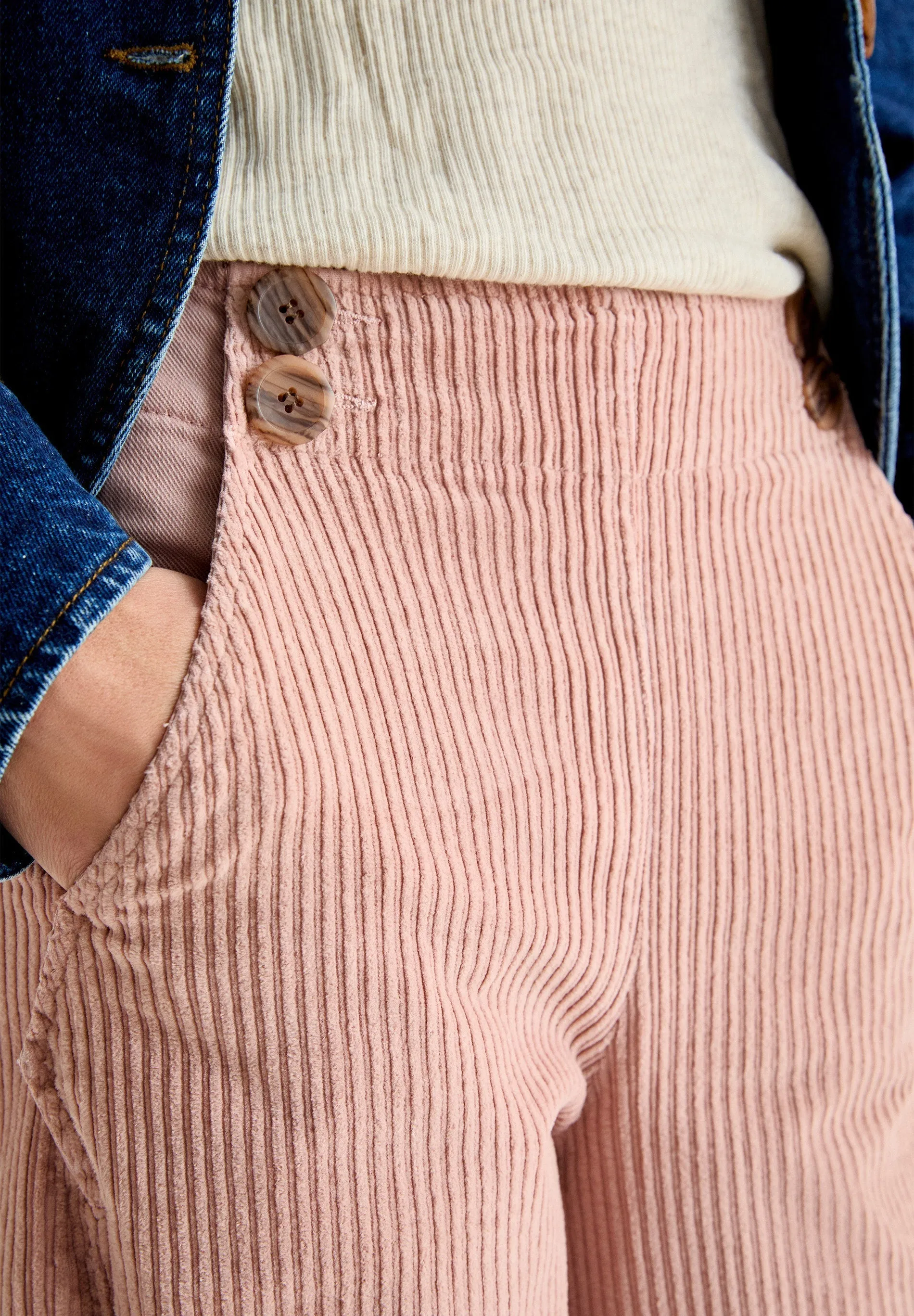 CORDUROY CULOTTE TROUSERS