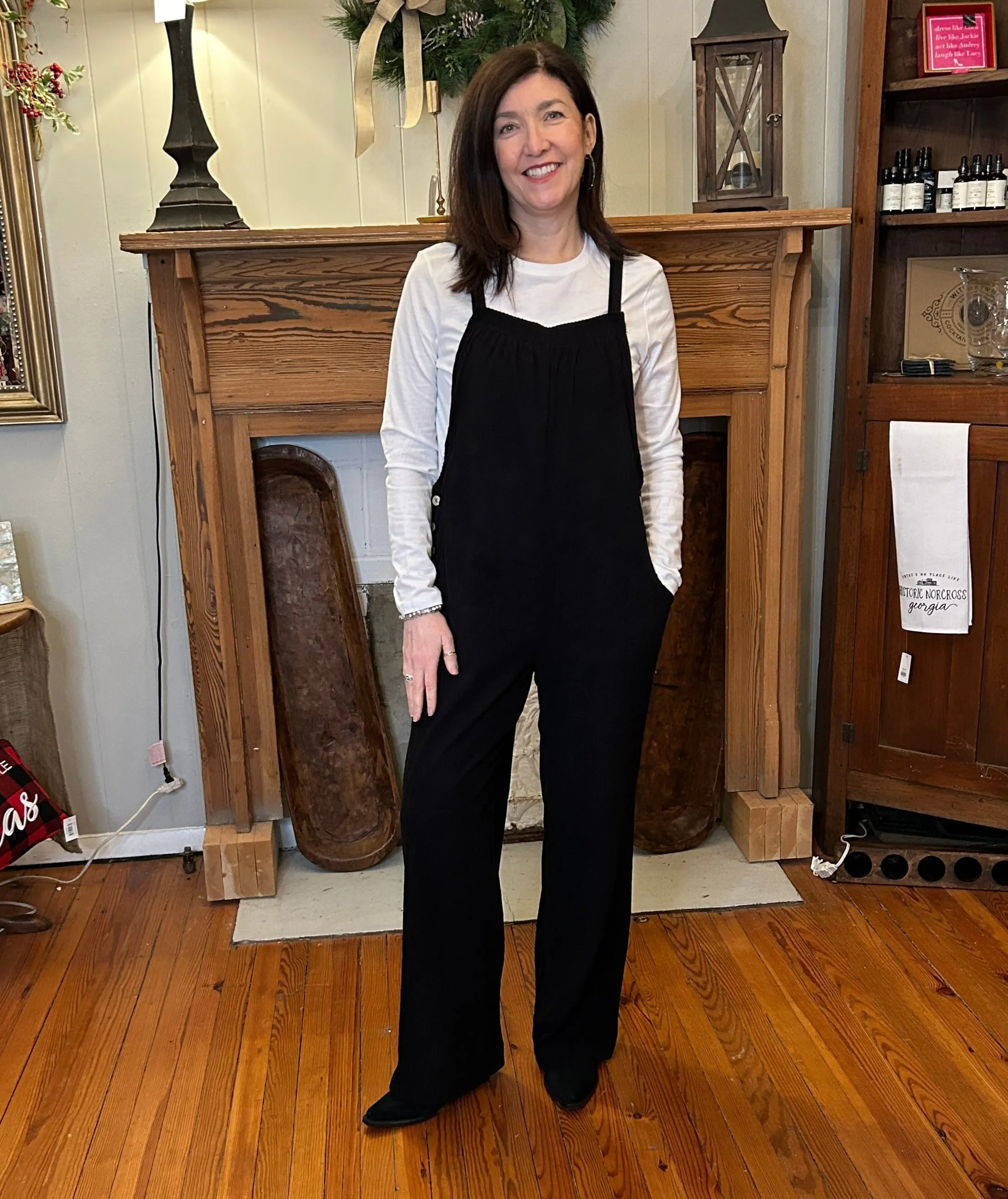 Corduroy Long Overalls
