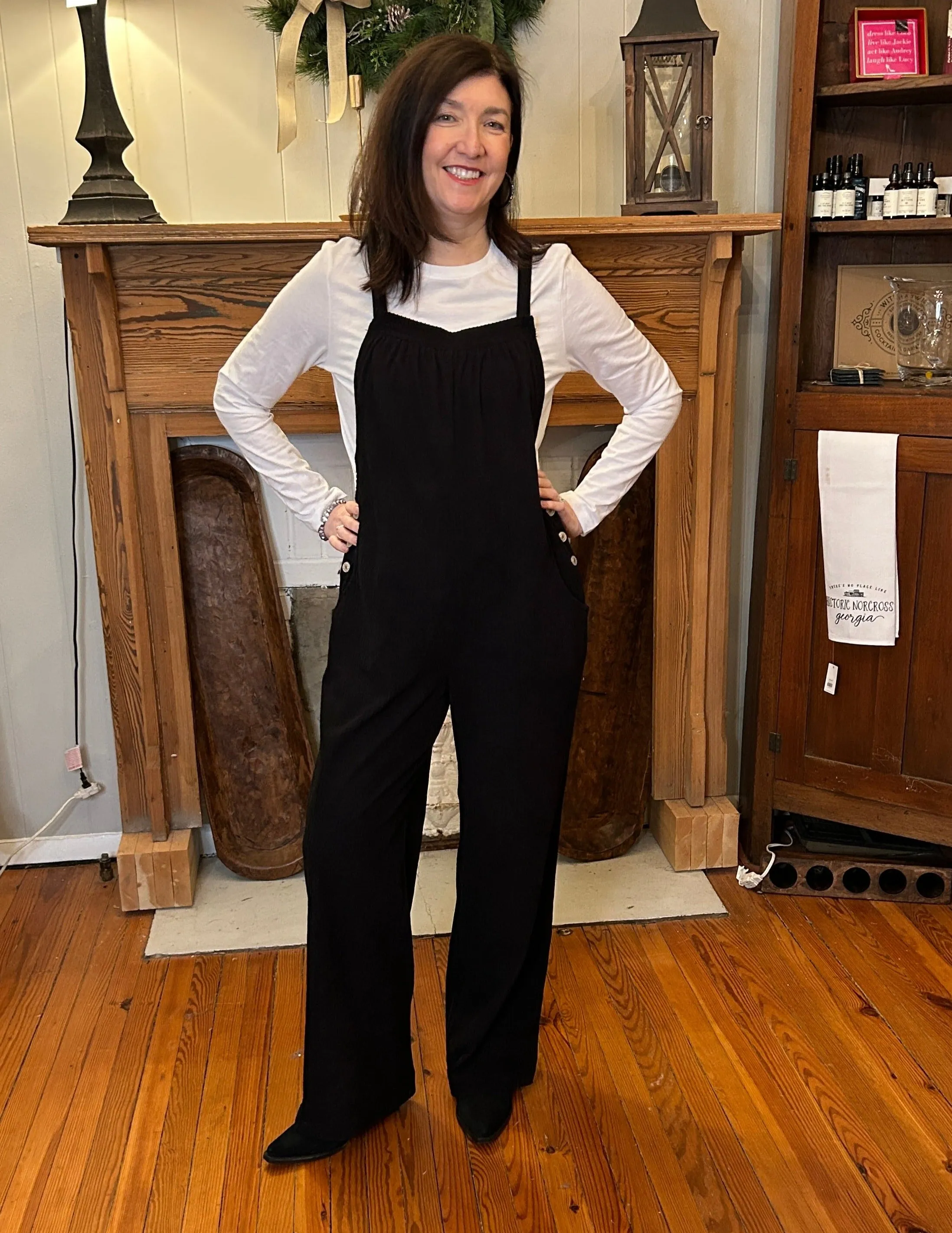 Corduroy Long Overalls