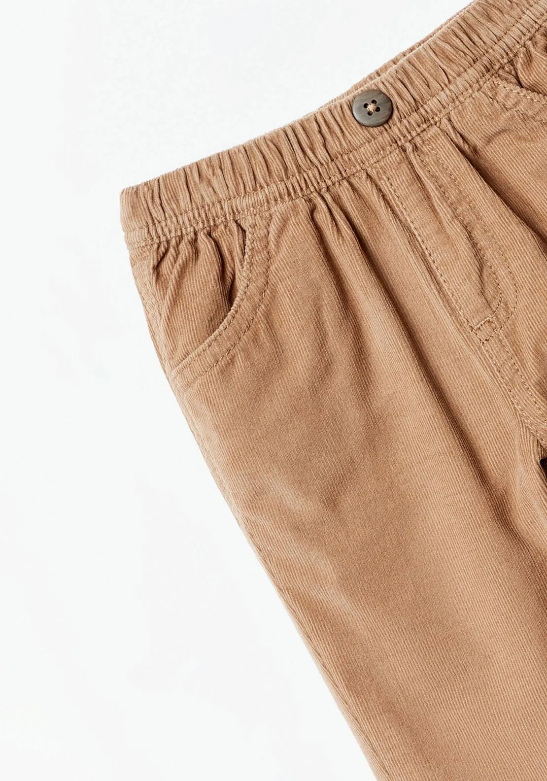 Corduroy trousers - Camel