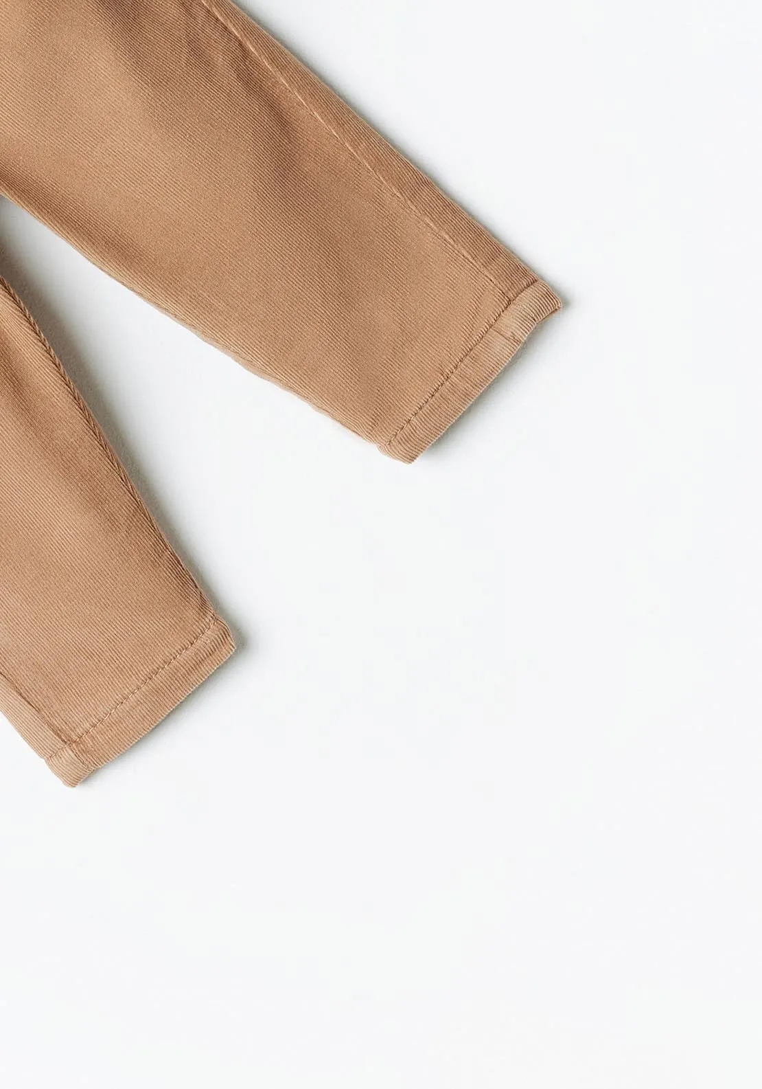 Corduroy trousers - Camel