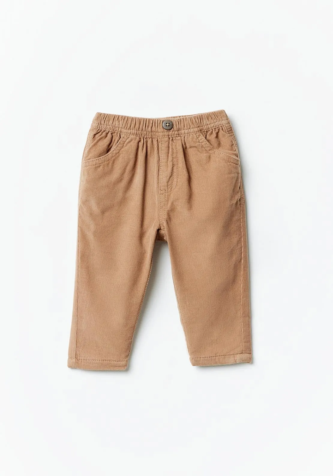 Corduroy trousers - Camel