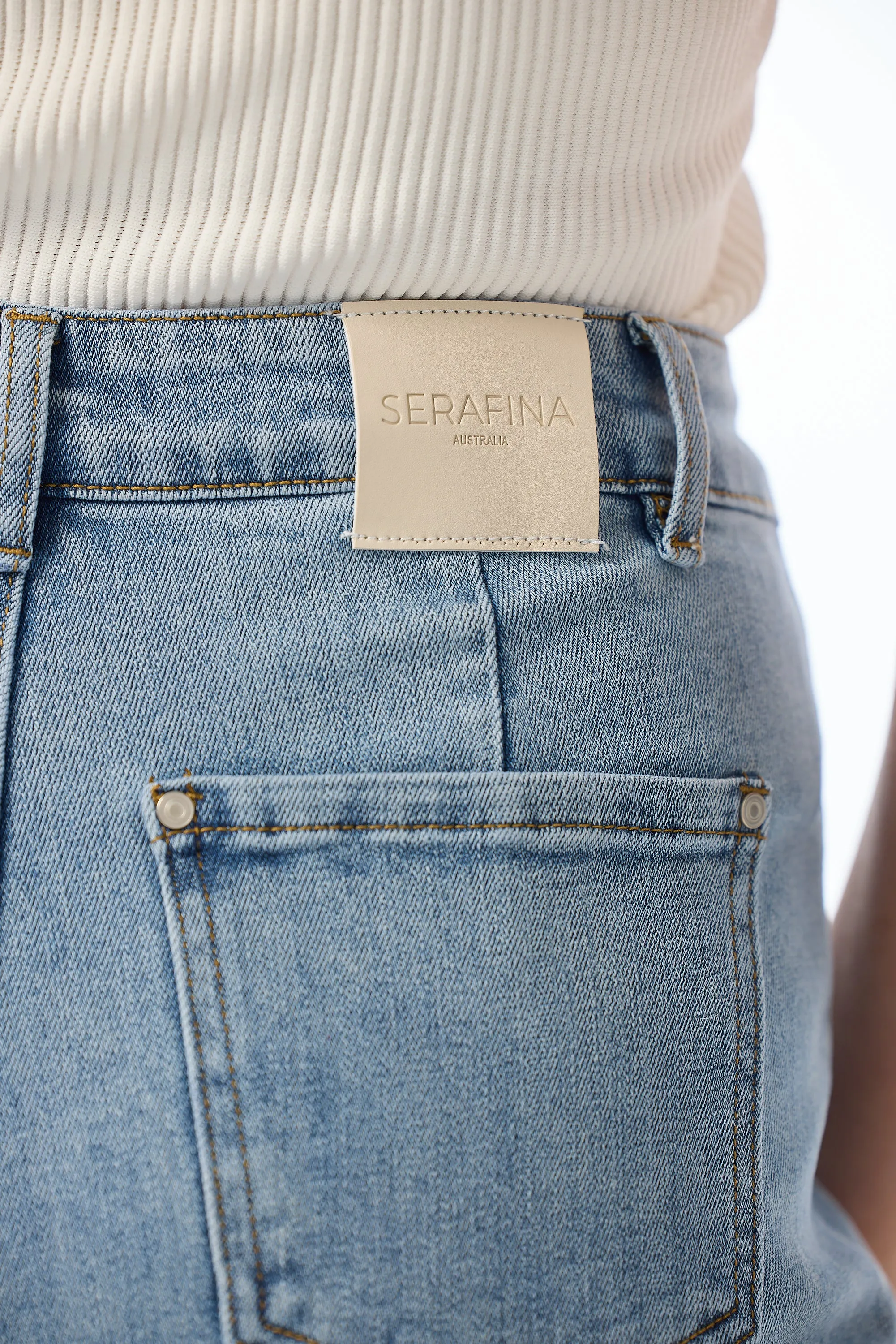 Core Barrel Leg Jean - Light Wash