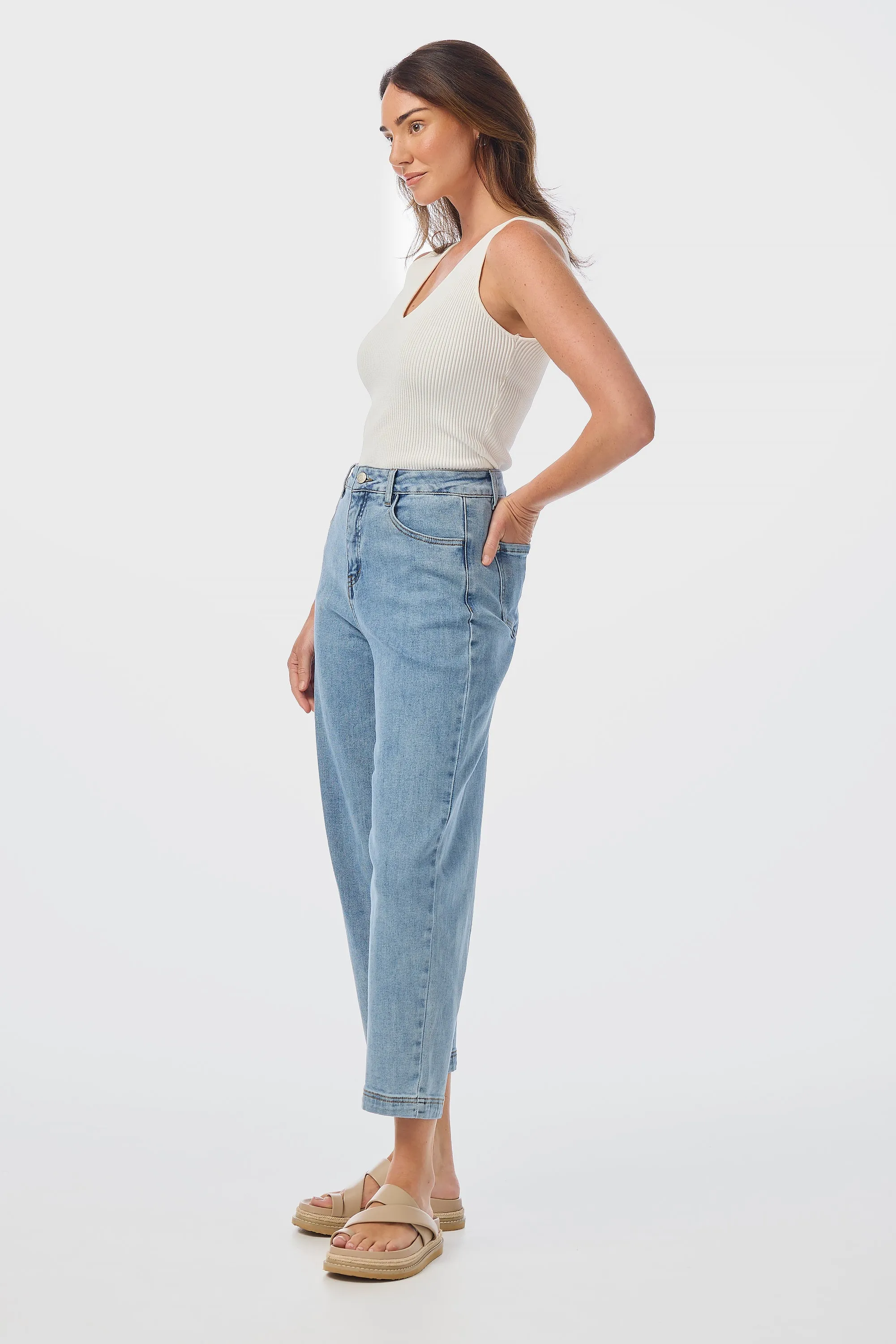 Core Barrel Leg Jean - Light Wash