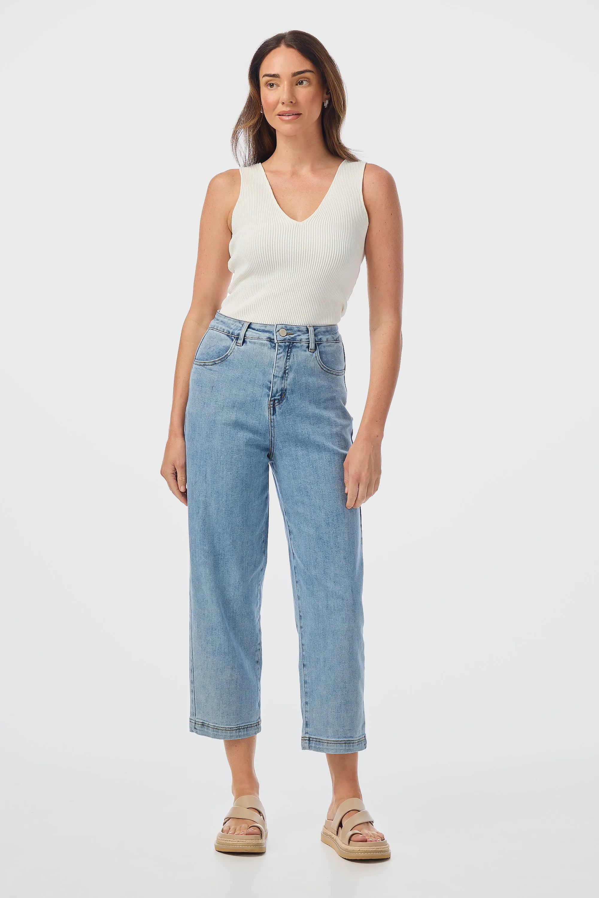 Core Barrel Leg Jean - Light Wash