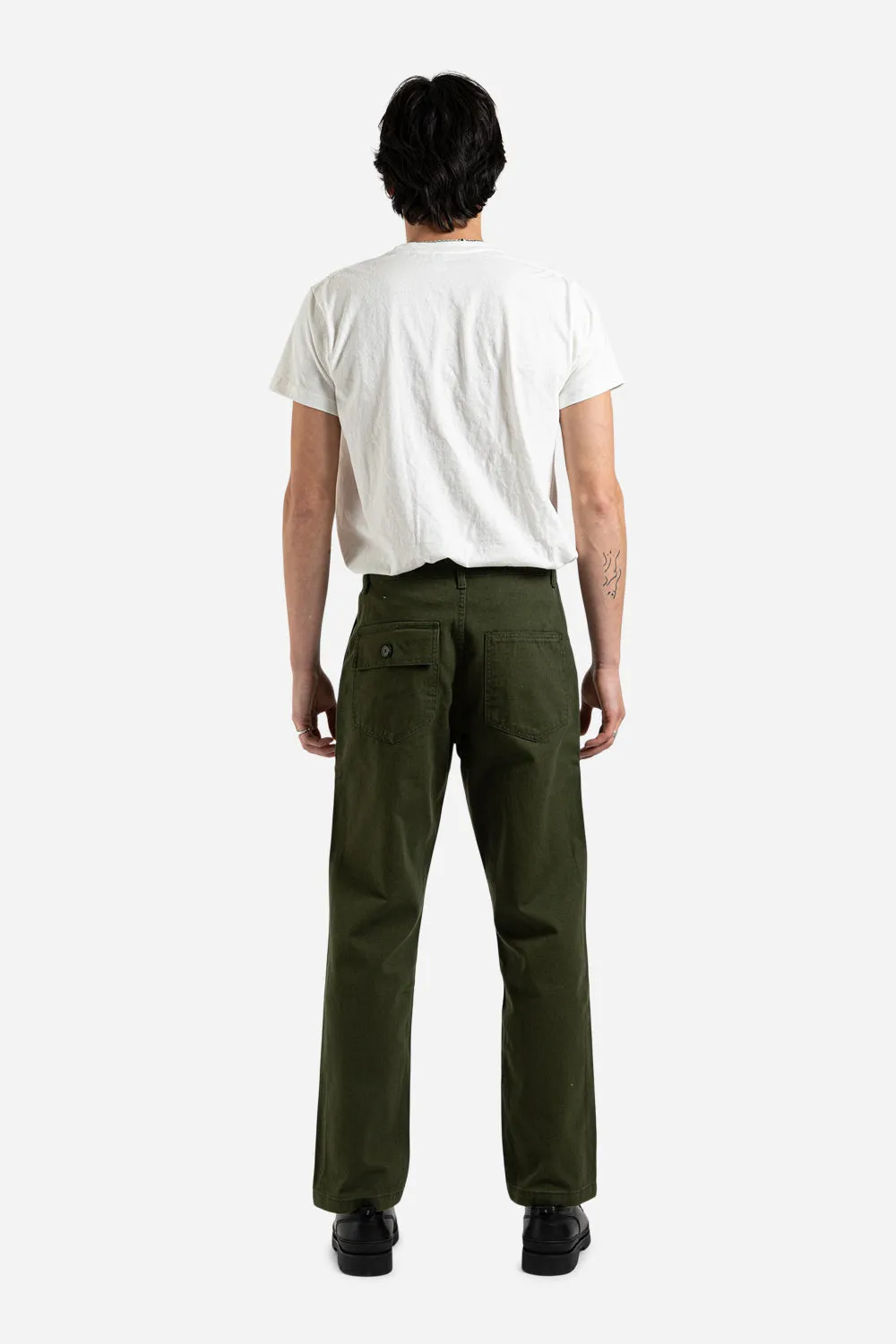 Cotton Fatigue Pants Regular Fit - Forest