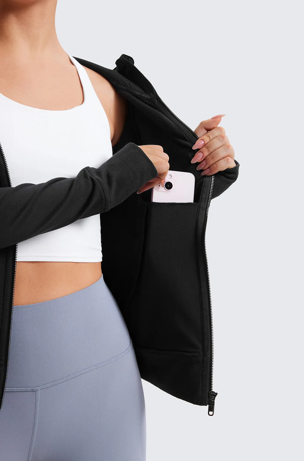 Cotton Fleece Full Zip Hoodies