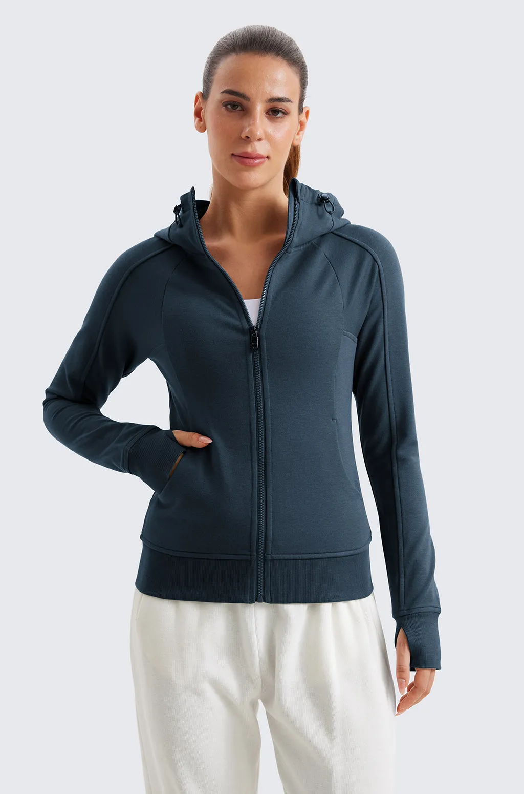 Cotton Fleece Full Zip Hoodies
