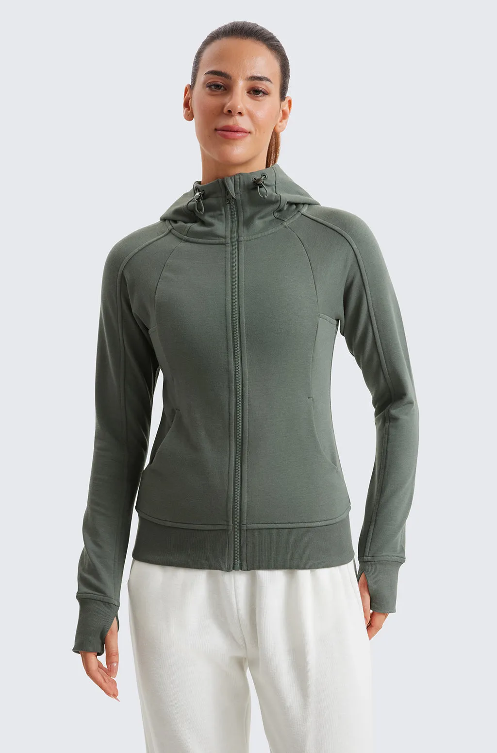 Cotton Fleece Full Zip Hoodies