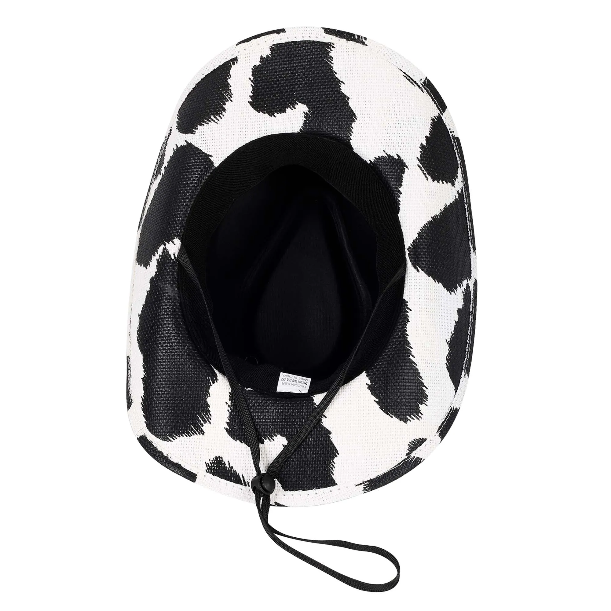 Cow Print Cowboy Hat for Adults