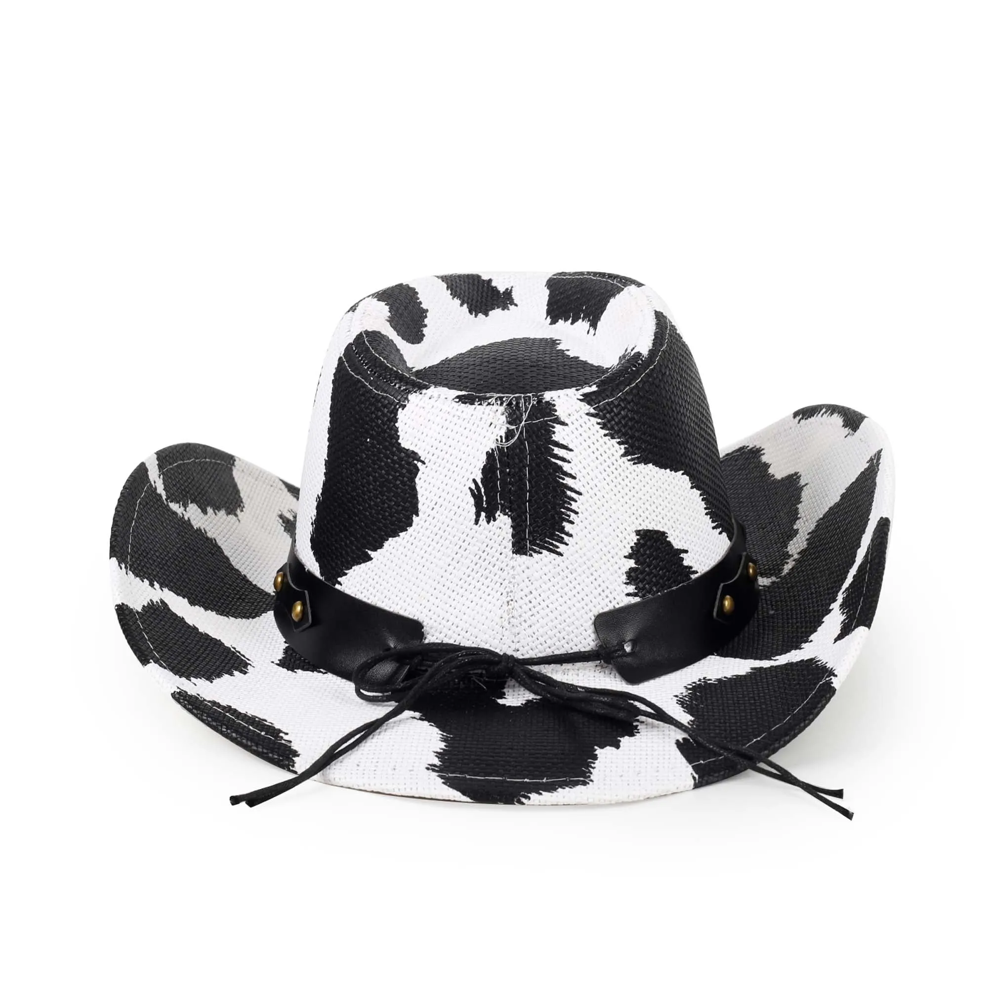 Cow Print Cowboy Hat for Adults