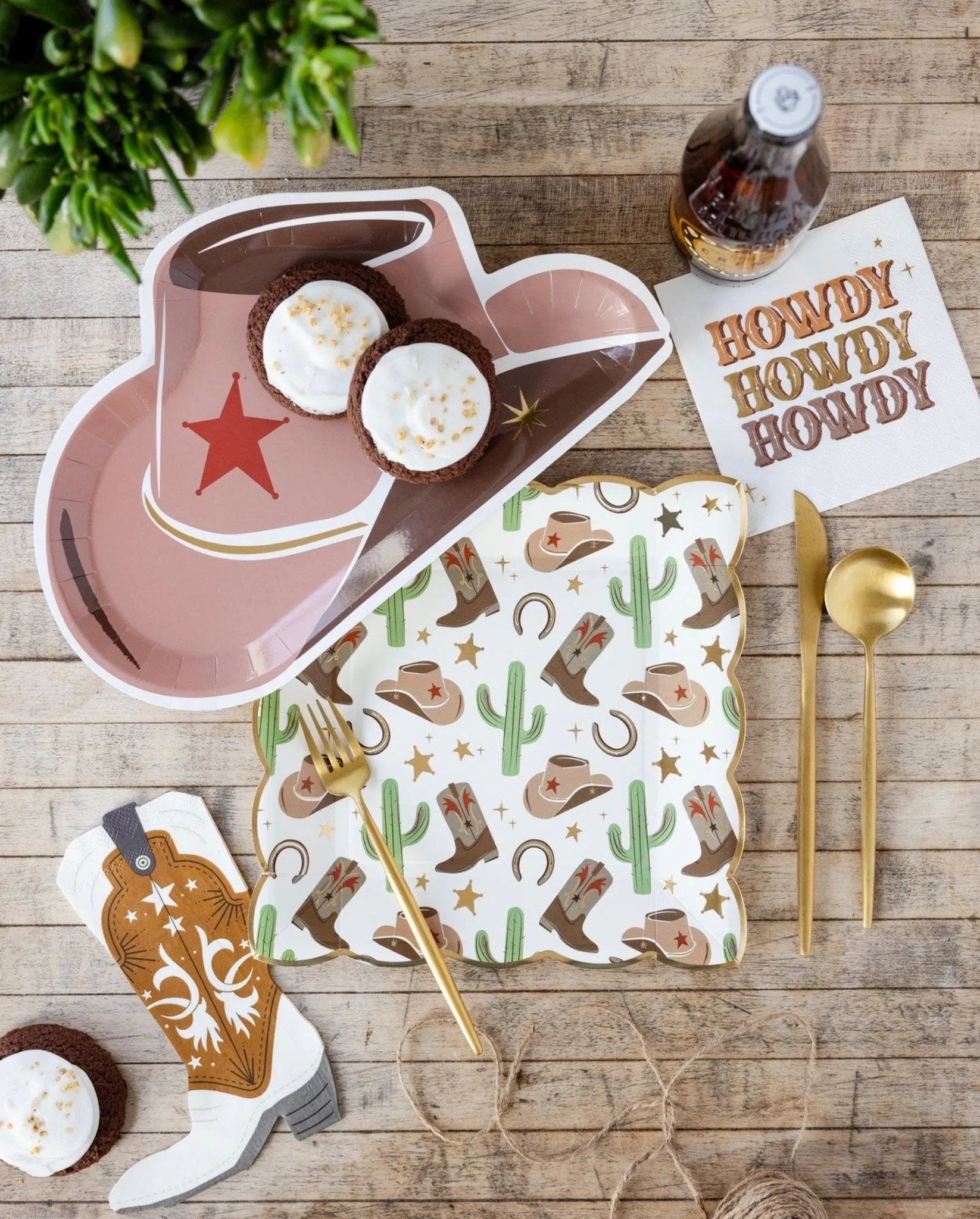 Cowboy Hat Party Plates
