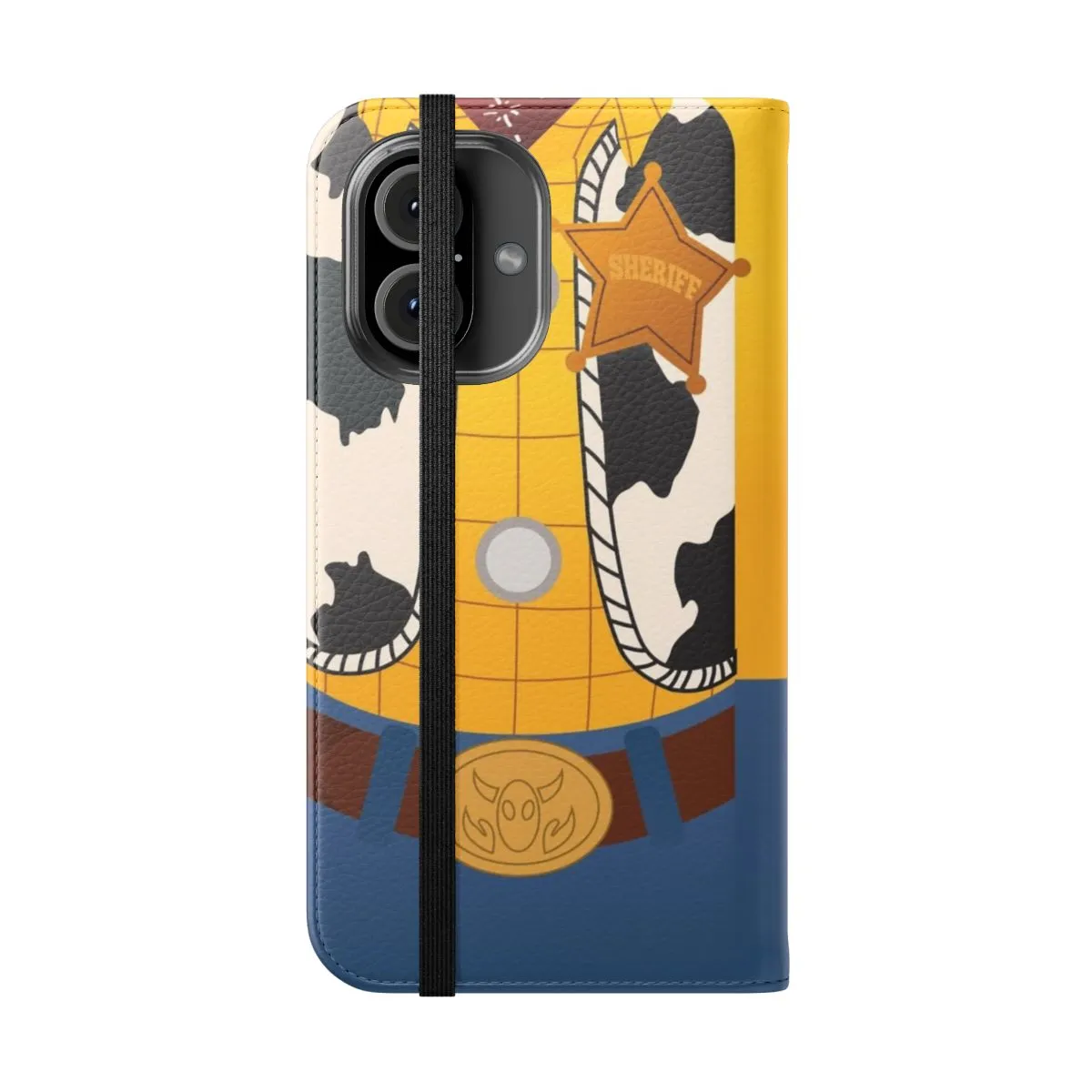 Cowboy-Themed Flip Phone Case for Fans of Woody and Pixar
