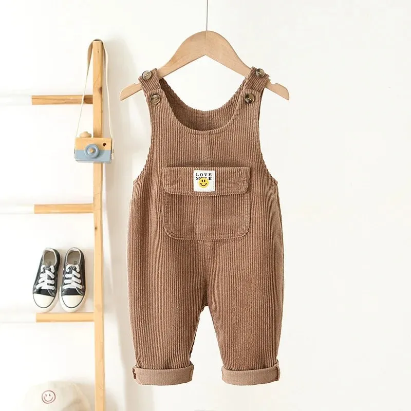 Cozy Corduroy Kids Overalls