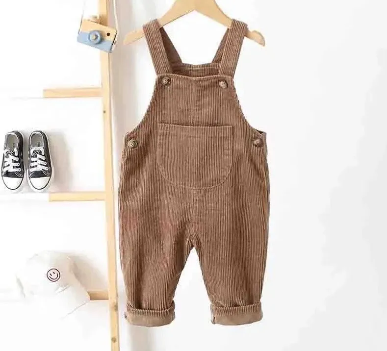 Cozy Corduroy Kids Overalls