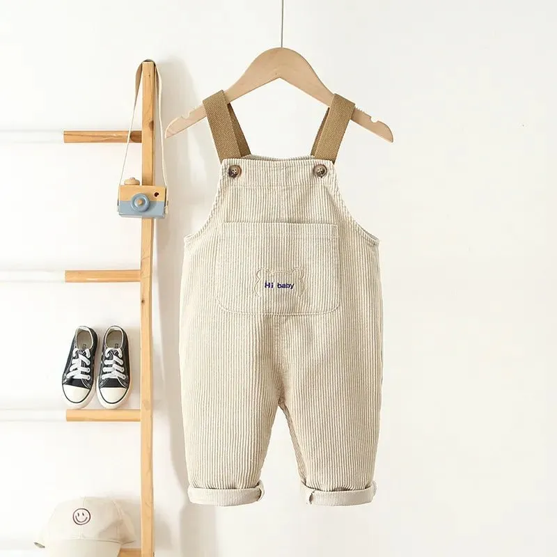 Cozy Corduroy Kids Overalls