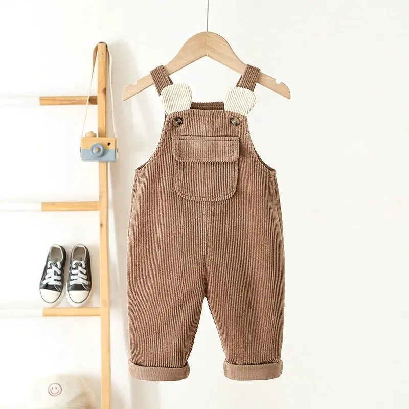 Cozy Corduroy Kids Overalls