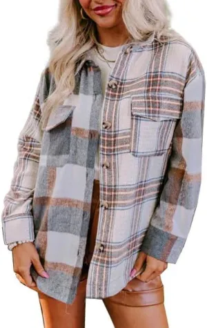 Cozy Womens Corduroy Button Down Shirts Long Sleeve