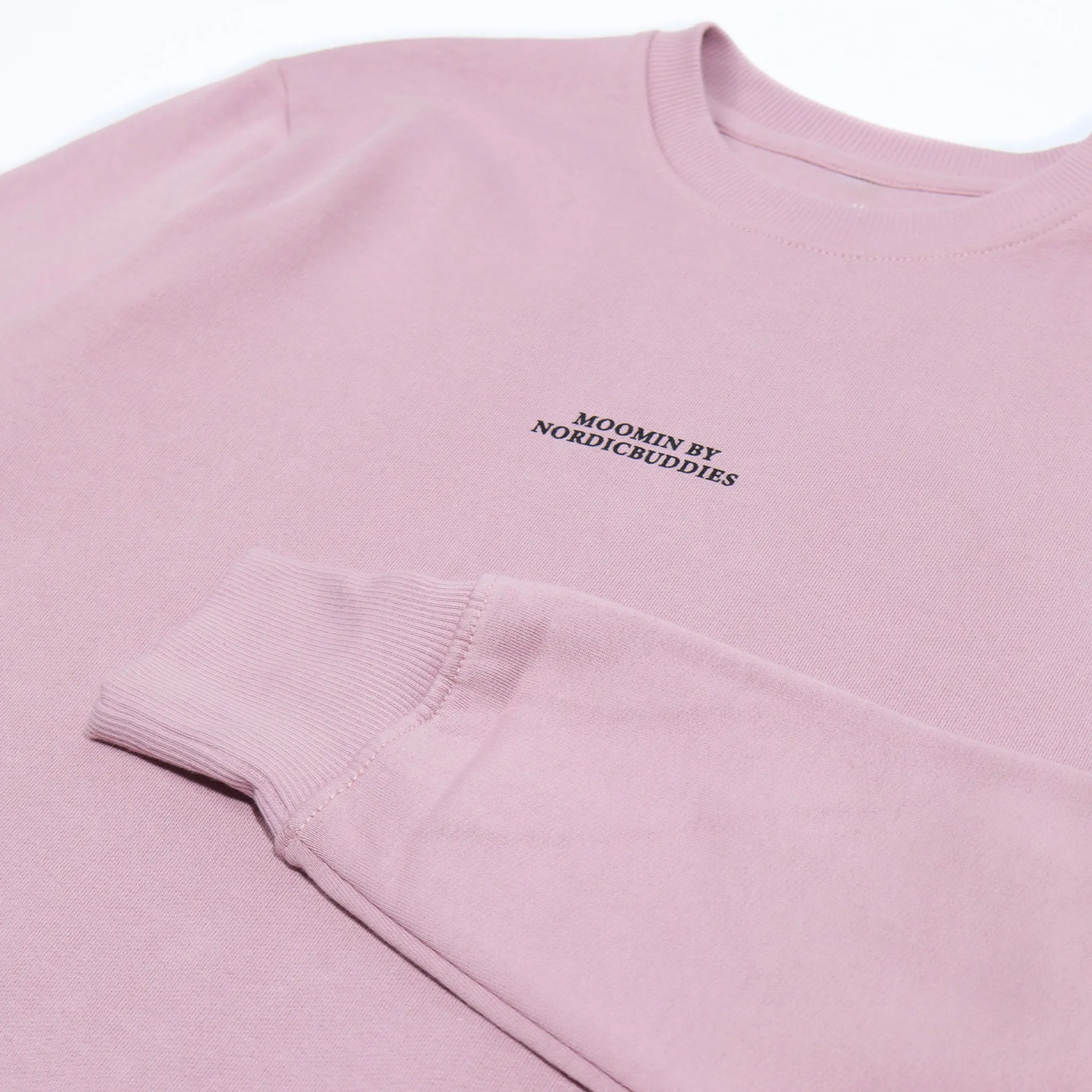 Crewneck College Moomintroll - Light pink