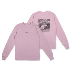 Crewneck College Moomintroll - Light pink