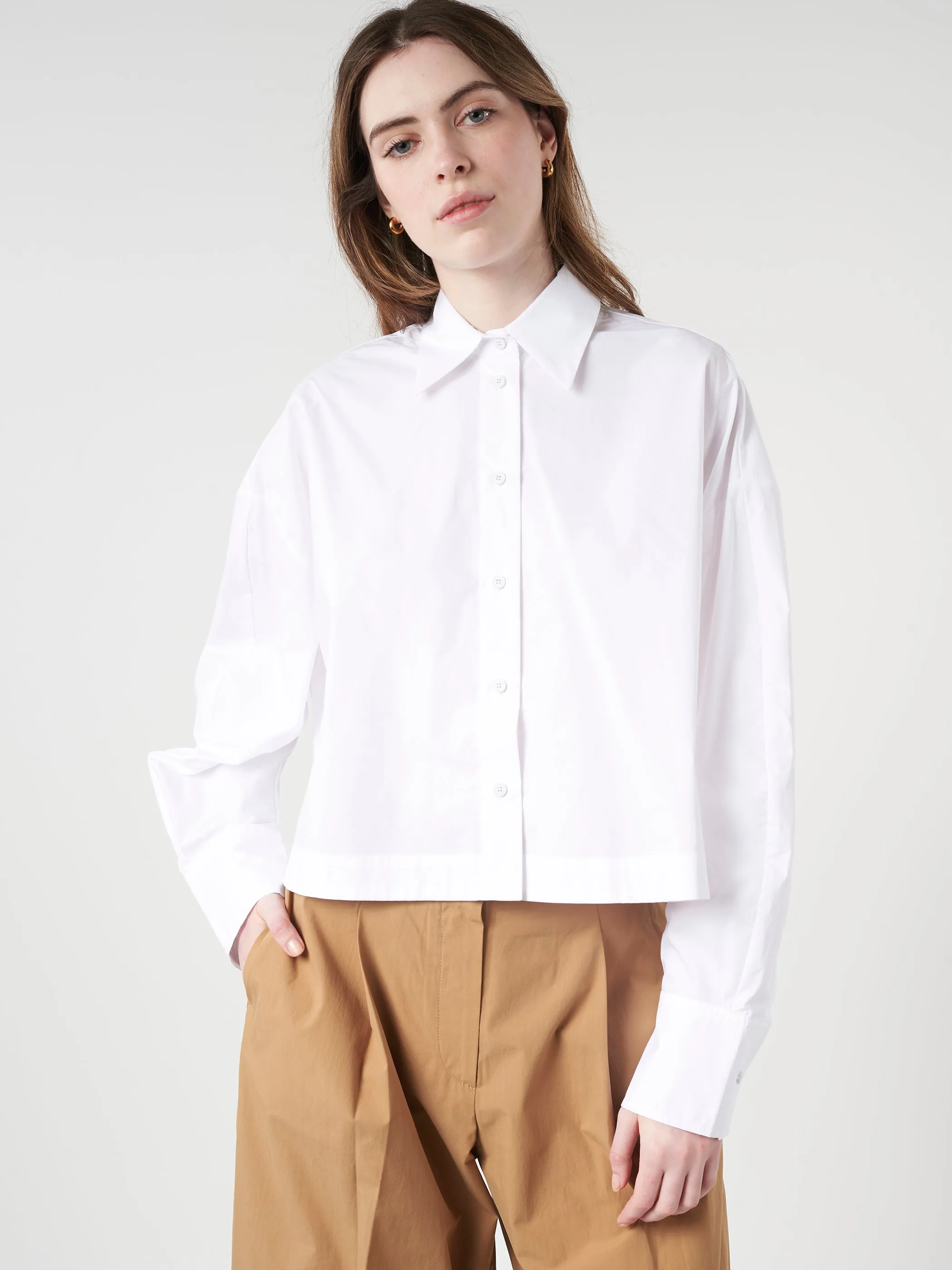 Cropped Boxy Shirt