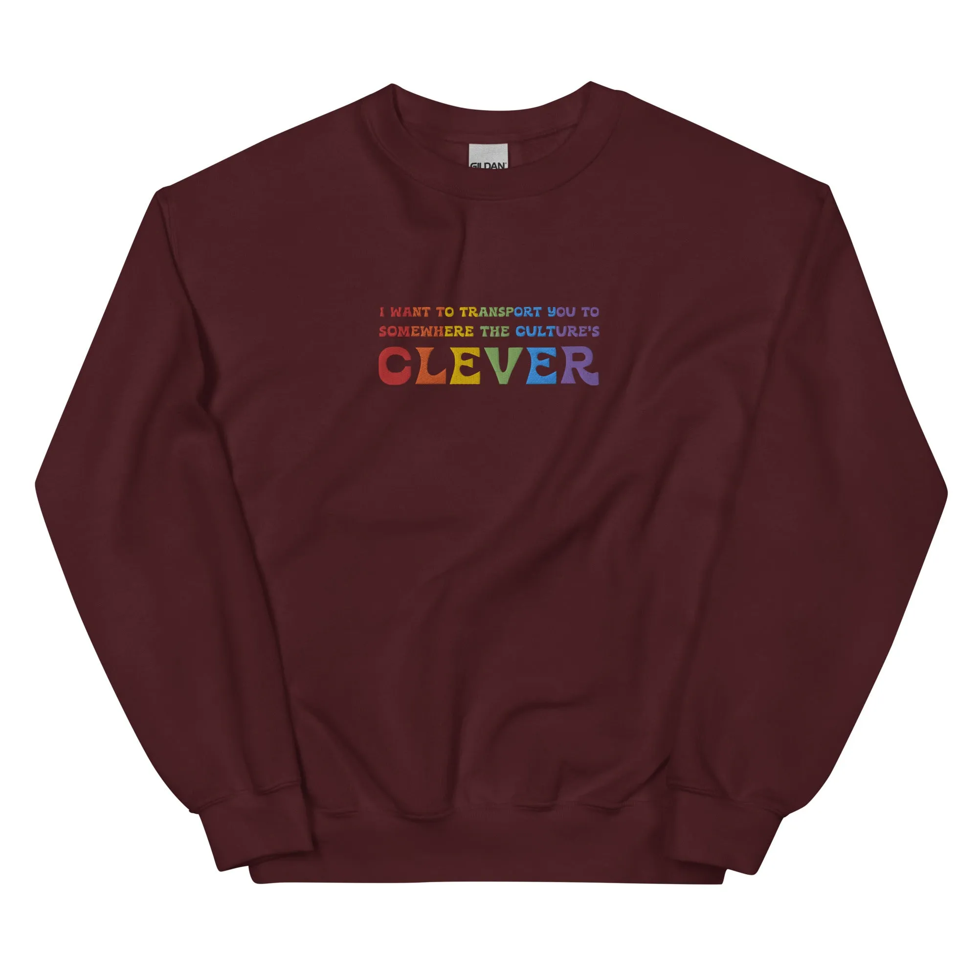 Culture's Clever Embroidered Sweatshirt