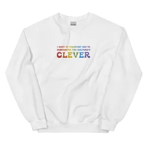 Culture's Clever Embroidered Sweatshirt