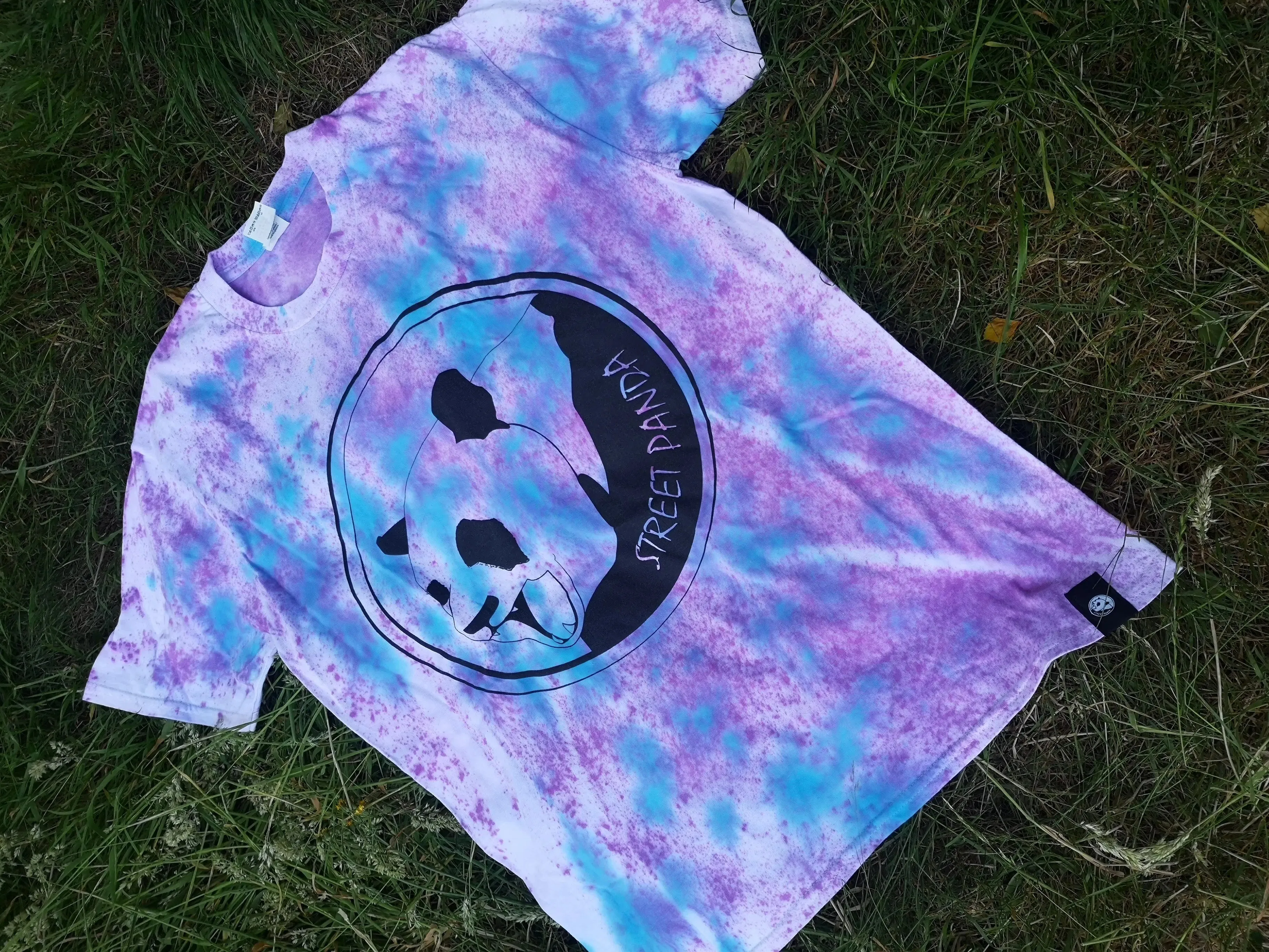 Custom Classic Panda Tie Dye Unisex Tee