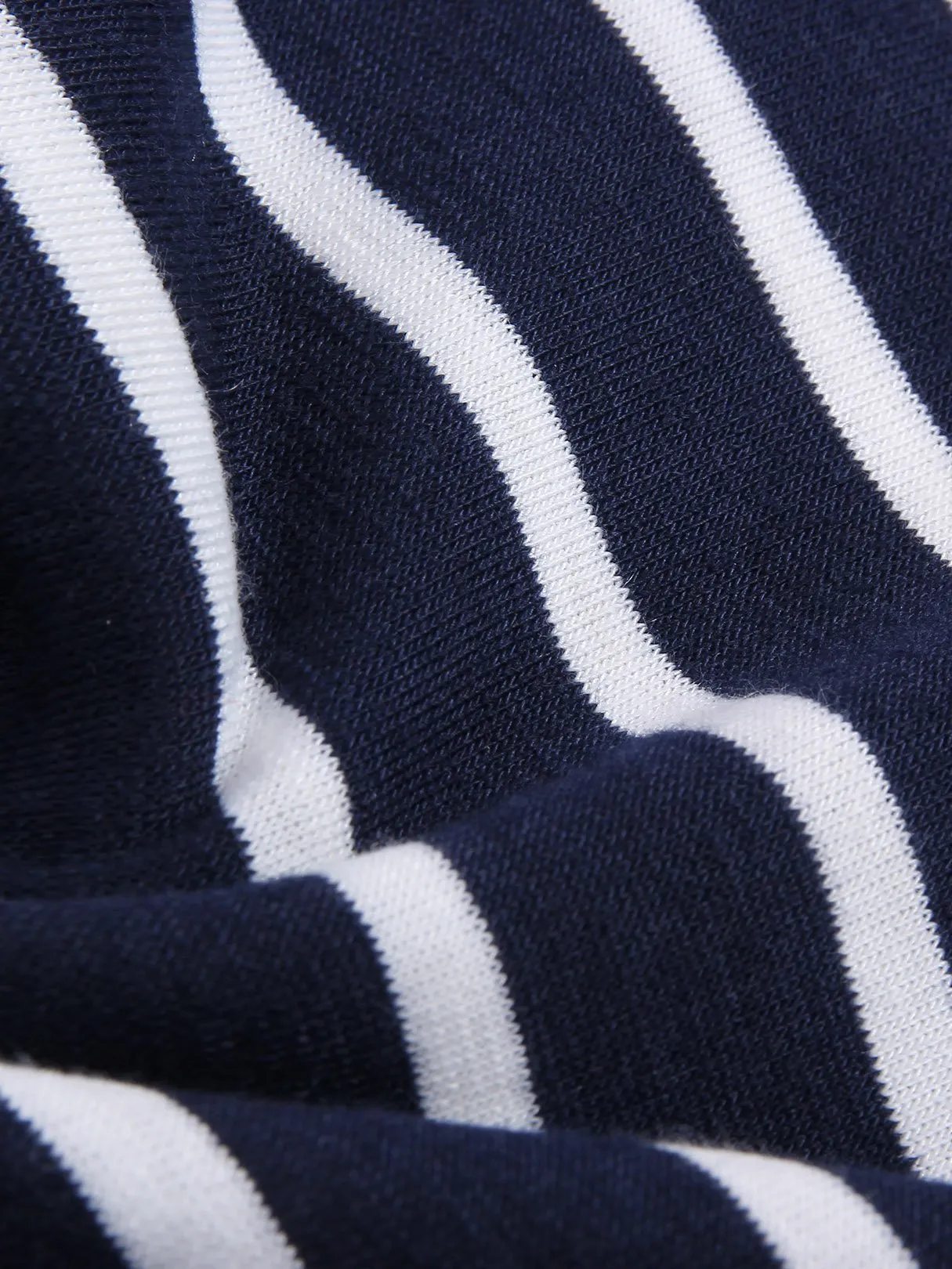 Custom Crew Neck Stripe Half Sleeve T-Shirts