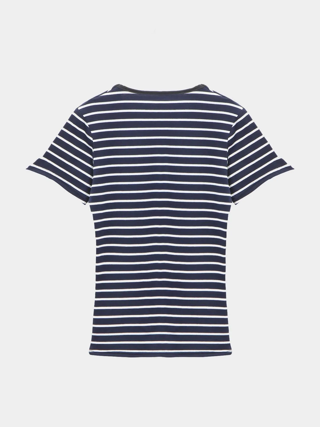 Custom Crew Neck Stripe Half Sleeve T-Shirts