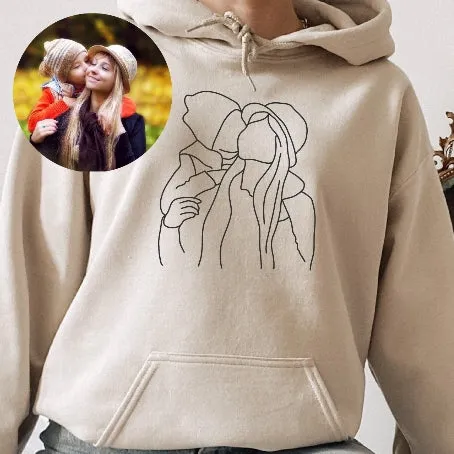 Custom Embroidered Sweatshirt and Hoodie Gifts For Family