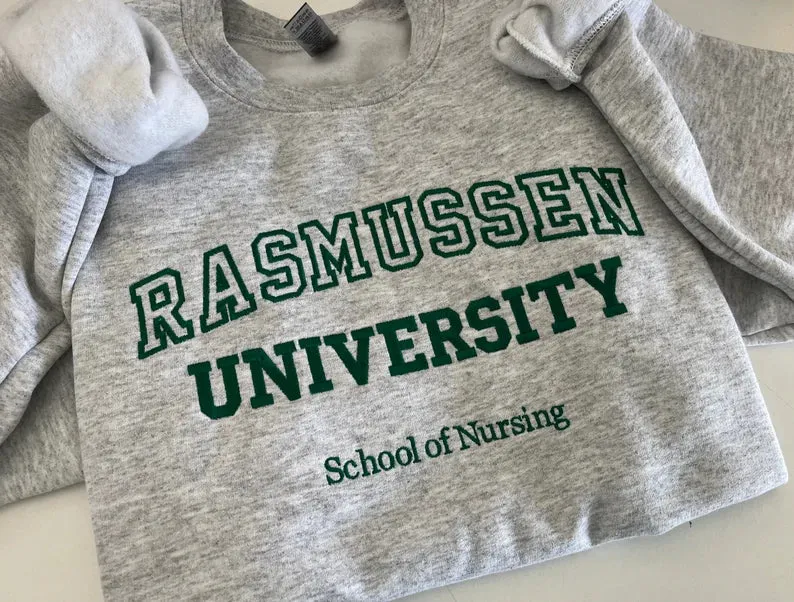 Custom Embroidered Varsity Crewneck 18000 - Embroidery Crewneck- Custom Embroidery - Personalized Sweatshirt - Embroidered Sweatshirt, mom gift