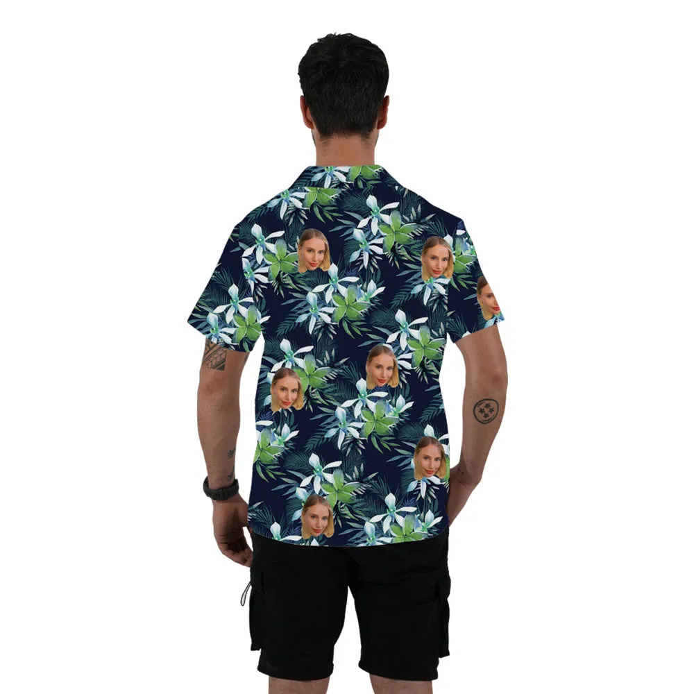 Custom Face All Over Print Hawaiian Shirt