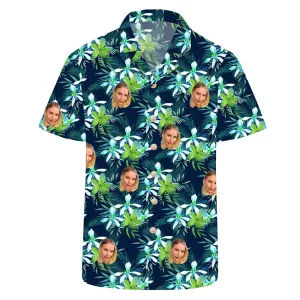 Custom Face All Over Print Hawaiian Shirt